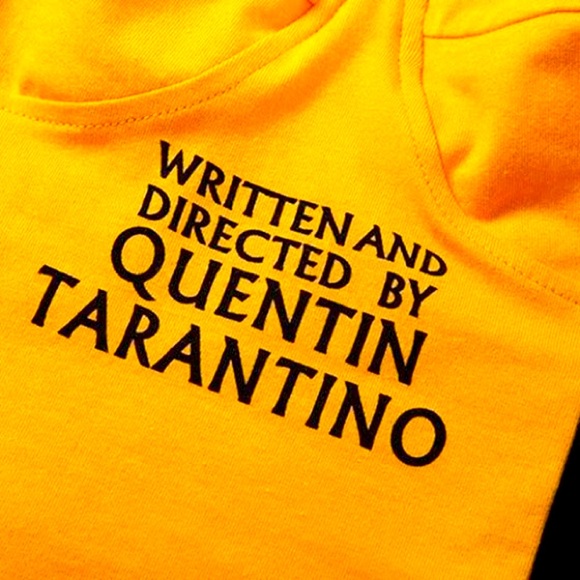 WRITTEN & DIRECTED BY QUENTIN TARANTINO Spaghetti Straps Tank Camisole Crop Top - Picture 9 of 11